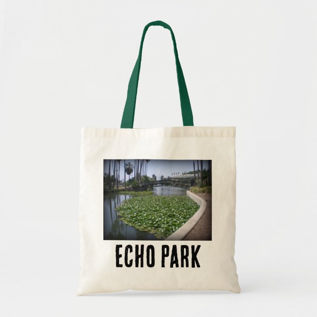 Echo Park Sjö i Los Angeles, Kalifornien Tygkasse (Framsidan)