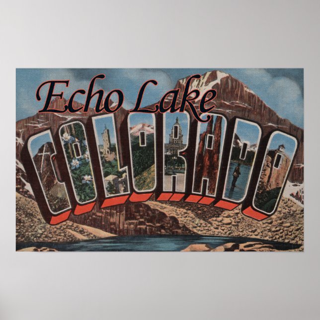 Echo Sjö, Colorado - Stora Brev Scenes Poster (Framsidan)
