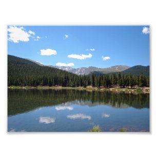 Echo Sjö Mt Evans Colorado Fototryck