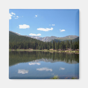 Echo Sjö Mt Evans Colorado Magnet