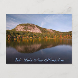 Echo Sjö New Hampshire Postcard Vykort