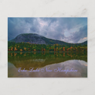 Echo Sjö New Hampshire Postcard Vykort