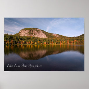 Echo Sjö New Hampshire Print Poster