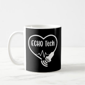 Echo Tech Cardiac Sonographer Rdcs Echokardiograph Kaffemugg