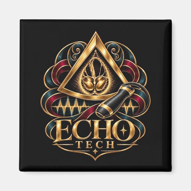 Echo Tech - Ekokardiograf - Sonograf Magnet (Framsidan)