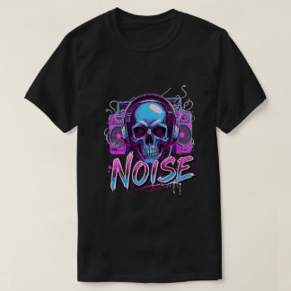Echo the Noise - Boombox Skull Streetwear T-Shirt