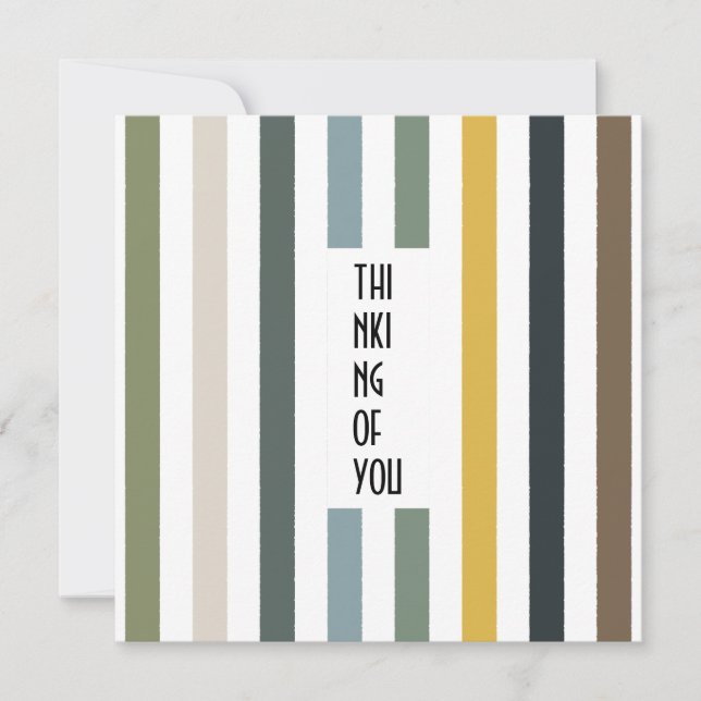 Echo Trails Anpassningsbar Card - Blue/Grönt Hues  Inbjudningar (Framsida)