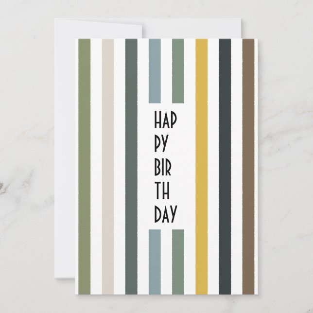 Echo Trails Anpassningsbar Card - Blue/Grönt Hues  Julkort (Framsida)