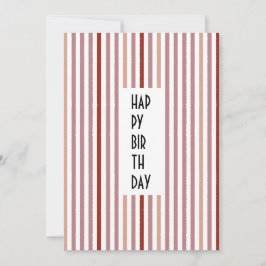 Echo Trails Anpassningsbar Card - Rosa Rand Julkort