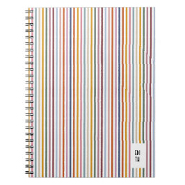 Echo Trails Multifärgad Stripe Journal Anteckningsbok