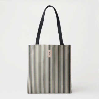 Echo Trails Tote Bag - Grönten Macha Rand Tygkasse