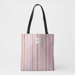 Echo Trails Tote Bag - Rosa Rand Tygkasse