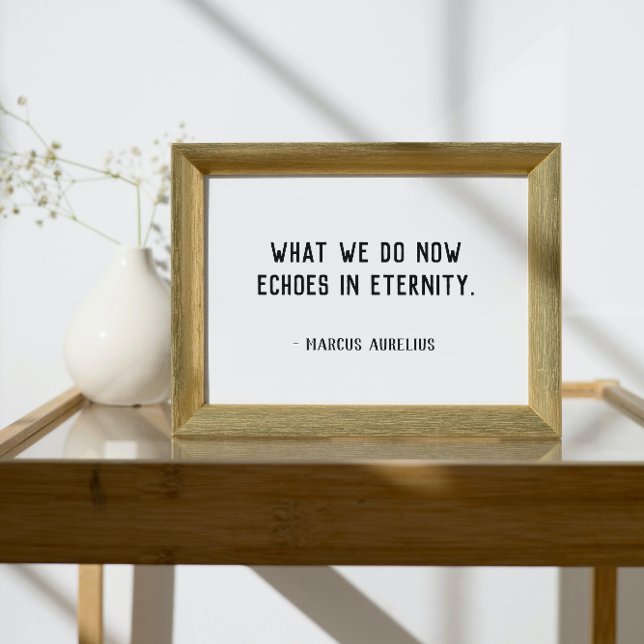 Echoes in Eternity Quote Poster (Skapare uppladdad)