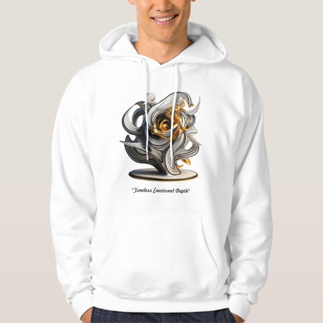 "Echoes in Guld" Hoodie (Framsida)