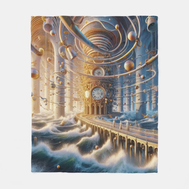 Echoes of '73: Chronos Ocean's labyrint Fleecefilt (Framsidan)