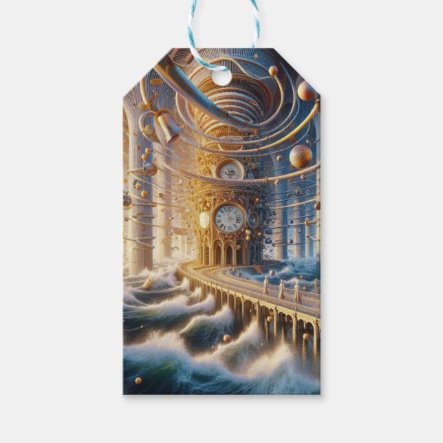 Echoes of '73: Chronos Ocean's labyrint Presentetikett (Framsidan)