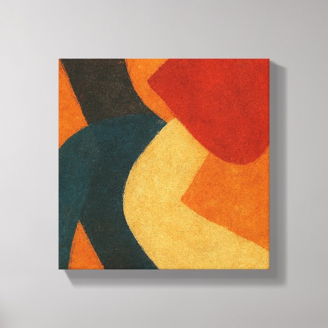 Echoes of a Vanished Ritual: Japanese Abstract Canvastryck (Framsida)