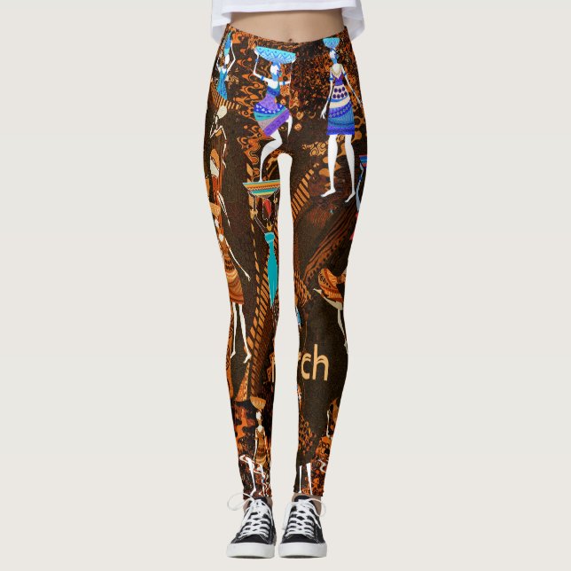 Echoes of Empowerment: March 8th Leggings (Framsida)