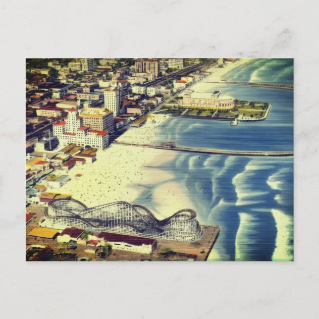 Echoes of Long Beach (Classic Coastal California) Vykort (Framsida)