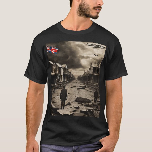 Echoes of Resilience: Australiens Underbara depres T Shirt (Framsida)