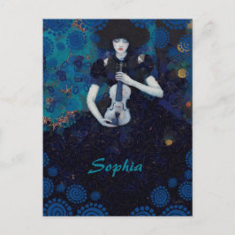 Echoes of Silence: A Violin’s Song of Healing Vykort