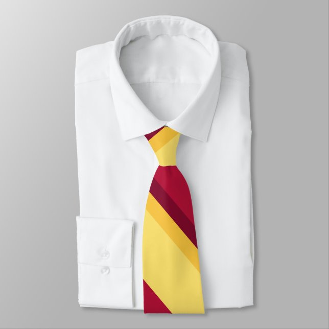 Echoes of Sunset Diagonally Stripe Tie Slips (Bunden)