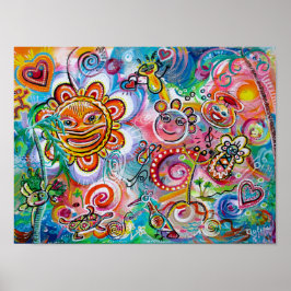 Echoes of Taino and Oneness of Light & Happity Poster