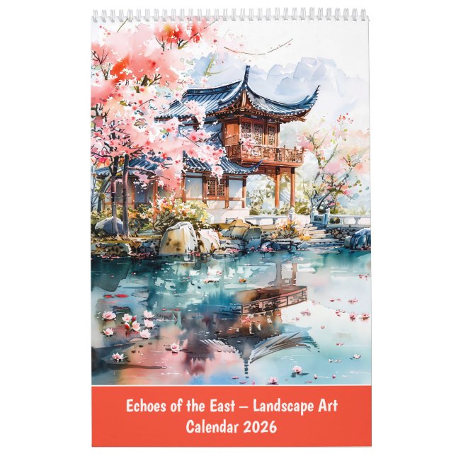 Echoes of the East – Landscape Art Calendar 2026 Kalender (Omslag)