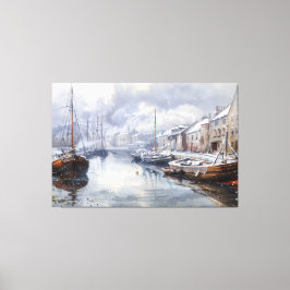 Echoes of the Past: Victorian Fishlife Canvastryck