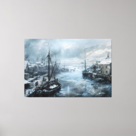 Echoes of the Past: Victorian Fishlife Canvastryck