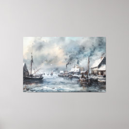 Echoes of the Past: Victorian Fishlife Canvastryck