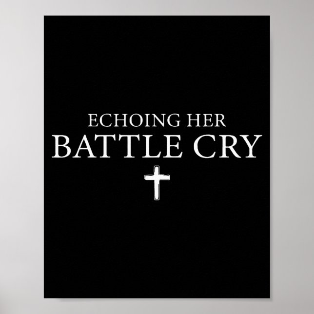 Echoing Her Battle Cry  Poster (Framsidan)