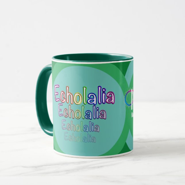 Echolalia NeuroDivergent Rebel Mugg (Framsida vänster)