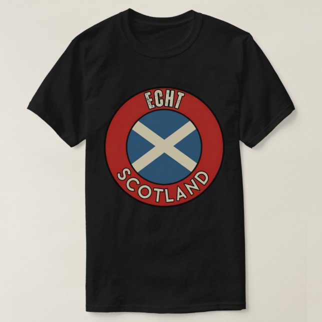 Echt, Skottland T Shirt (Design framsida)