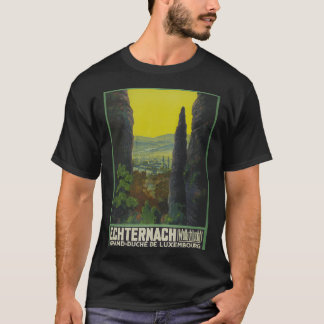 Echternach Vintage Resemalannonsplakat T Shirt