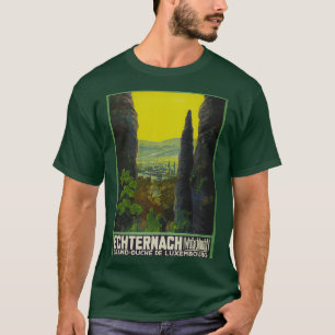 Echternach vintage resor poster t shirt