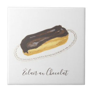 Éclair au Chocolat vattencolor Kakelplatta