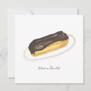 Éclair au Chocolat vattencolor Kort