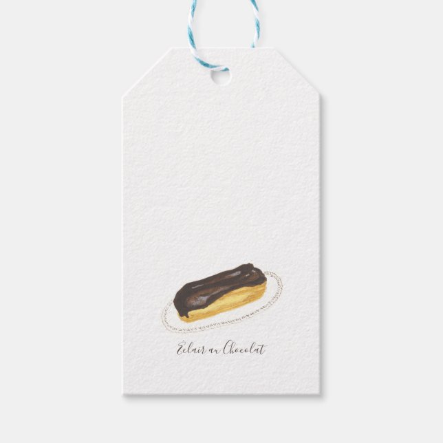 Éclair au Chocolat vattencolor Presentetikett (Framsidan)