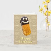 Eclair Pastry Birthday Card för leende