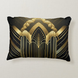 Éclat Architectural Art Déco Prydnadskudde