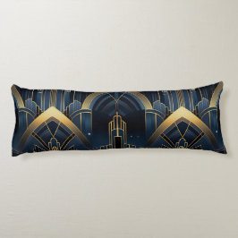 Éclat Urbain en Art Deco Kroppskudde