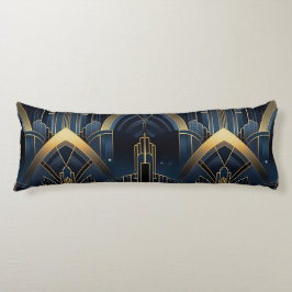 Éclat Urbain en Art Deco Kroppskudde