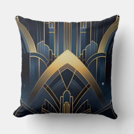 Éclat Urbain en Art Deco Kudde