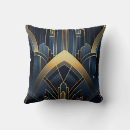 Éclat Urbain en Art Deco Kudde