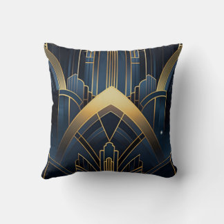 Éclat Urbain en Art Deco Kudde