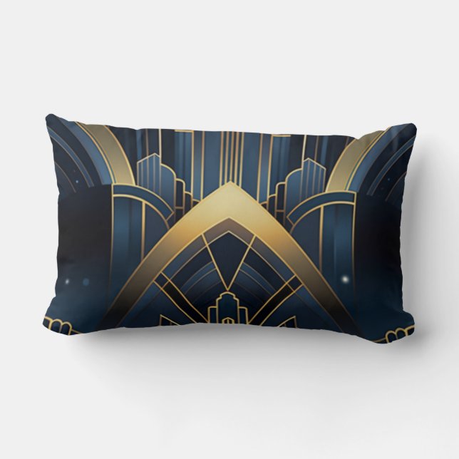 Éclat Urbain en Art Deco Lumbarkudde (Baksida)