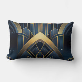 Éclat Urbain en Art Deco Lumbarkudde