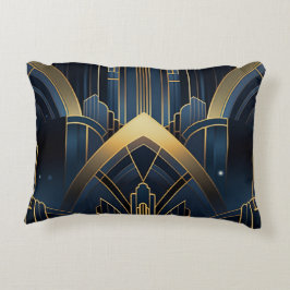 Éclat Urbain en Art Deco Prydnadskudde