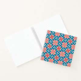 Eclectic Boho Red Turcos Tiles Bullet Journal